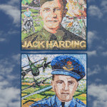 Mosaics of Jack Harding & Squadron Leader Eric P Dowling in Clifton, Bristol