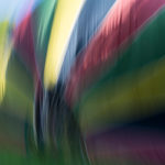 Abstract of Hot Air Balloon in Bristol