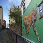 Lynx painting in Kingsdown, Bristol