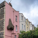 House with a nose in Kensington Road, Bristol