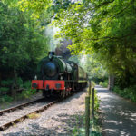 Steam train on the Avon Valley Railway, alongside the Bristol to Bath cycle path