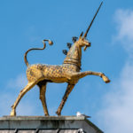 Unicorn on the roof of City Hall, Bristol
