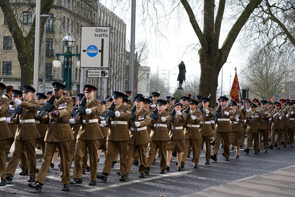 39 Signal Regiment Freedom Parade