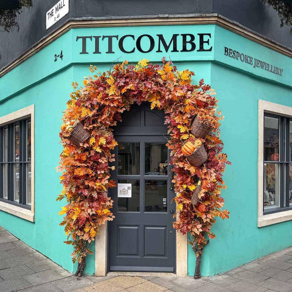Autumn colours in Clifton Village, Bristol, UK